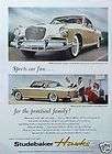 1956 Packard Studebaker ORIGINAL Vintage Ad I HAVE MORE items in Buck 