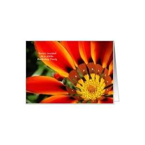   : Invitation to 50th Birthday Party   Red Gazania Card: Toys & Games