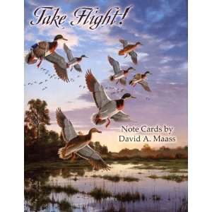 Take Flight by David Maass   12 Duck Note Cards with Full color 