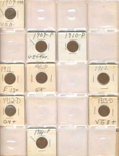 Partial Set Lincoln Cents 1909   1988   180 Different  