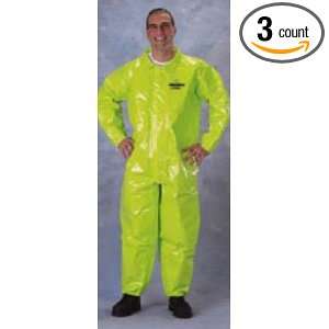 Tychem TK Coverall with Elastic Wrists and Ankles   3 per case   Large 