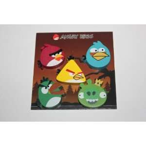 angry bird 6 pieces fridge/magnetic board wooden magnets 
