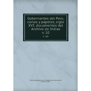   Indias,Levillier, Roberto, 1881  Peru (Viceroyalty)  Books