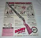 1959 Daisy bb gun ad page ~ BOBS CHRISTMAS GIFT red+wh