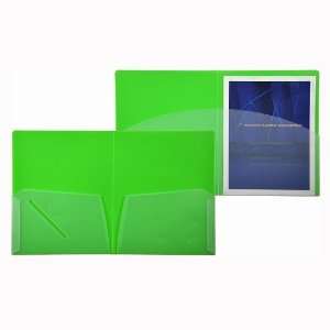 Lion Office 91300LG Fun Color 4 Pocket Portfolio, Letter Size, 48 Per 