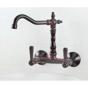  Mico 2710 C3 ORB Wall Mount Lavatory Faucet W/ Lever 