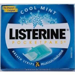  Listerine Pocketpaks Cool Mint Case Pack 24: Beauty