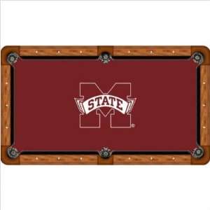 State University Football Pool Table Felt Design: Mississippi State 