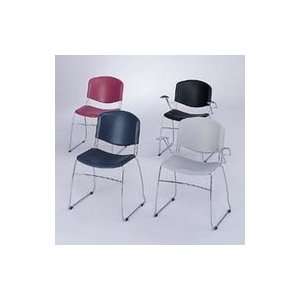  Workspace Ditto Series Stacking Chairs with Arms, Black 