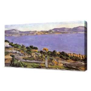  lEstaque with Red Roofs by Cezanne   Framed Canvas Art 
