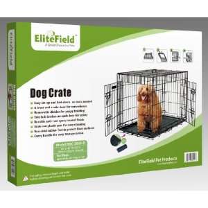  EliteField 30 2 Door Folding Dog Crate with DIVIDER, 30 