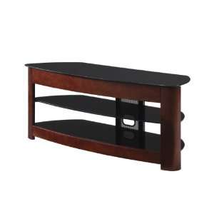  OSP Designs 60 Wood & Glass TV Stand