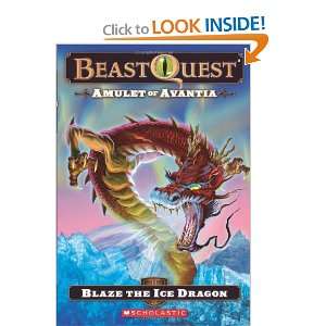   Amulet of Avantia Blaze the Ice Dragon [Paperback] Adam Blade Books