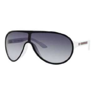  Gucci Sunglasses 3514 / Frame Black White Lens Gray Gradient 