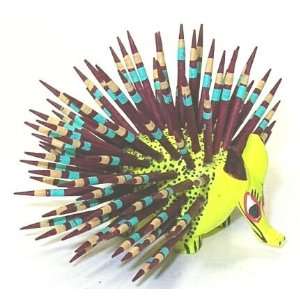  Porcupine ~ 3 Inch Oaxacan Wood Carving