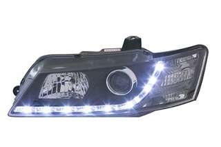 Holden VY Commodore/SS/WK Statesman Altezza LED Headlights BLACK DRL 