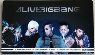 BIGBANG   Alive Tour 2012 Official Goods  Mini Standing Poster (Rare 