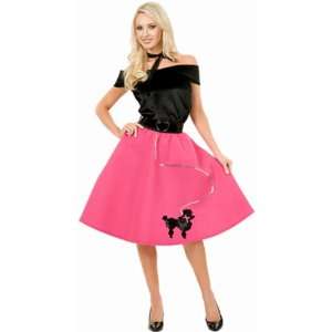  Charades Costumes CH52132P 1X Womens Plus Size Poodle Skirt Costume 