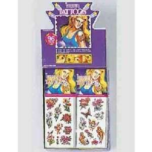  Assorted Girls Tattoos Case Pack 96 