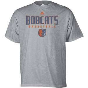  NBA adidas Charlotte Bobcats Ash Absolute T shirt Sports 