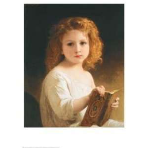 William Adolphe Bouguereau   Story Book Canvas 