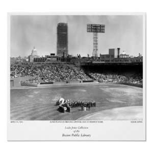   Band plays on Red Sox Opening Day at Fenway Park Print