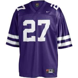 Nike Kansas State Wildcats #27 Purple Replica Football Jersey  