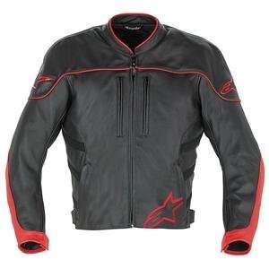  Alpinestars Halo Leather Jacket   50/Red: Automotive