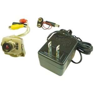   MINI COLOR CMOS CAMERA WITH AUDIO + POWER ADAPTER: Camera & Photo
