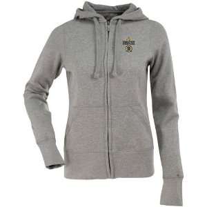   Cup Champs Womens Zip Front Hoody Sweatshirt (Grey): Sports & Outdoors