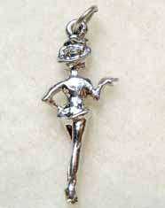  3D sculpted LAS VEGAS SHOW GIRL charm purchased in the late1960s