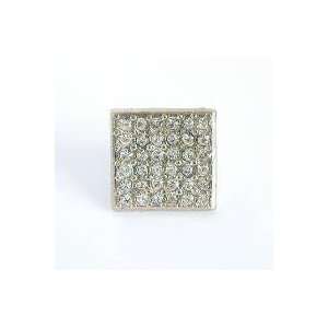  Emenee OR167 ABS Small Square Rhinestone Knob