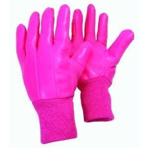  Raspberry Water Resistant Coated Gloves   Medium Patio 
