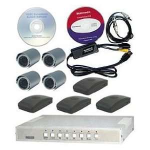  4 Cannel Wireless VISEC Surveillance System Electronics