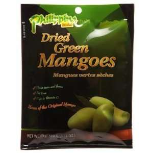 Philippine Brand Dried Green Mangoes, 3.53 oz, 25 pk:  