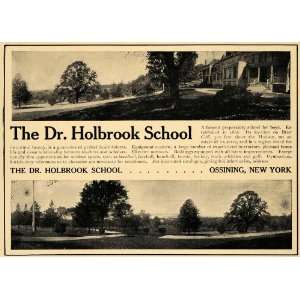  1907 Ad Dr Holbrook School Ossining Military Academy 