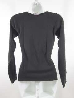 MAX & CO. Black Long Sleeve Sweater Blouse Top Sz L  