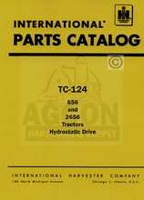 FARMALL International 656 2656 Parts Catalog Manual 124  