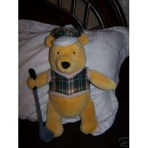  Disney Winnie the Pooh Golfing Plush Doll 