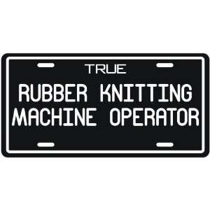   Knitting Machine Operator  License Plate Occupations