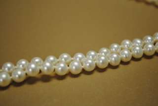   by MIKIMOTO 18 PEARL DOUBLE STRAND NECKLACE IN BOX _ 8 2868  