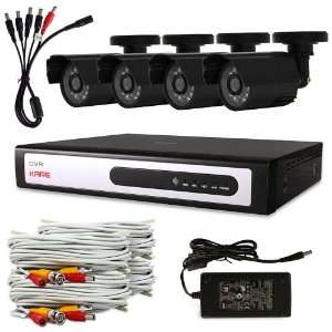 KARE 4 Channel Web Ready H.264 500GB HDD DVR Security System with 