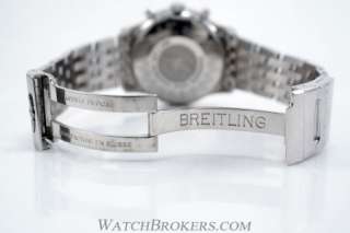 Original Breitling Navitimer Model A23322 Chronograph Mens SS Watch 