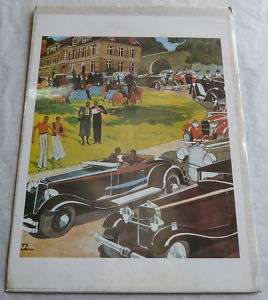 Poster Print of An Automobile Rally 1931 by Guy Sabran  