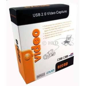   Video Capture Device USB 2.0 Support HD Windows 7 Ready Electronics