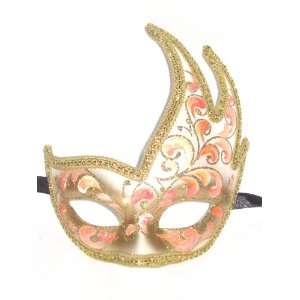    Peach Colombina Onda Acquario Venetian Mask: Home & Kitchen