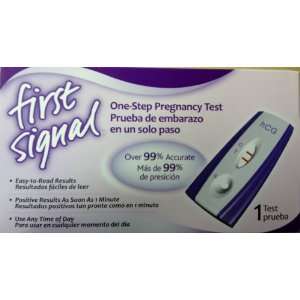    First Signal One step Pregnancy Test