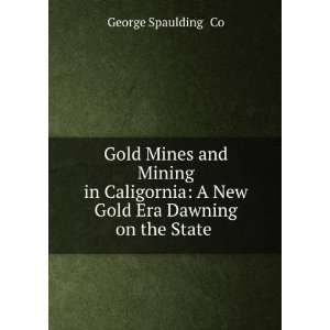  Gold Mines and Mining in Caligornia A New Gold Era 