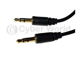 5mm Jack Audio AUX MP3 Gold Cable Lead For Samsung Galaxy ACE S5830 