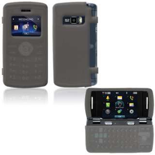 For LG VX9200 EnV3 Verizon Phone Clear Smoke Silicone Skin Gel Soft 